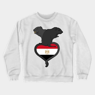 Gerbil Egypt (dark) Crewneck Sweatshirt